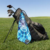 Serviette De Golf Cravate-Dye Disque Golf Disque Serviette (Vert)