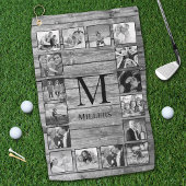 Serviette De Golf Create Your Custom Photo Collage Rustic Farmhouse