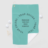 Serviette De Golf Create Your Own (En situation)