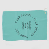 Serviette De Golf Create Your Own (Horizontal)