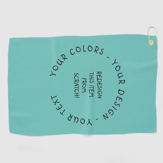 Serviette De Golf Create Your Own (Horizontal)