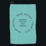 Serviette De Golf Create Your Own<br><div class="desc">Create your own custom party,  baby shower,  wedding and event favors,  custom color craft supplies,  personalized gifts for any occasion,  fun stuff and more. Visit Atomic Babies on Zazzle to view our entire collection.</div>