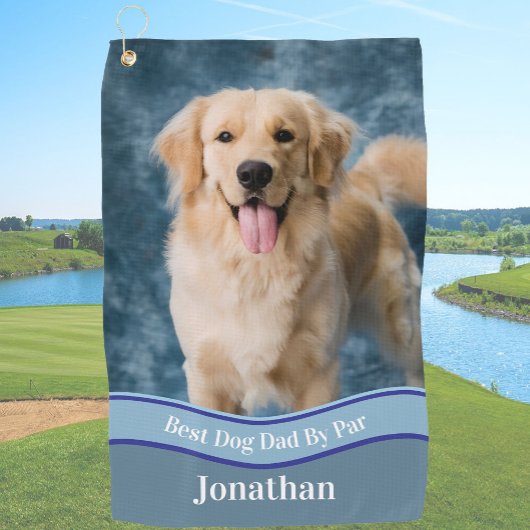 Serviette De Golf Create Your Own Custom Dog Photo Upload Golf Towel