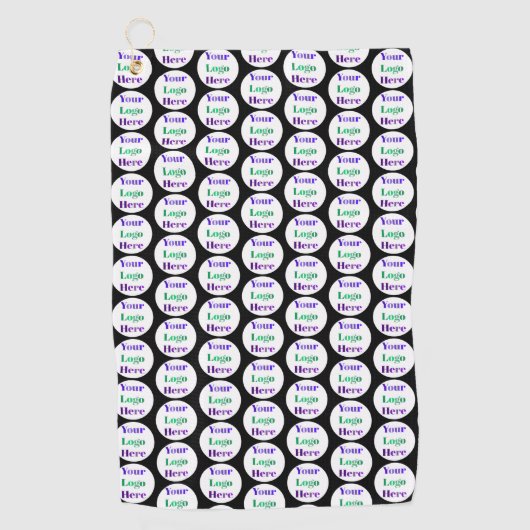 Serviette De Golf Create Your Own No Minimums Custom Logo (Devant)