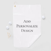 Serviette De Golf Create Your Own Personalized Custom (En situation)