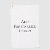 Serviette De Golf Create Your Own Personalized Custom  (Devant)