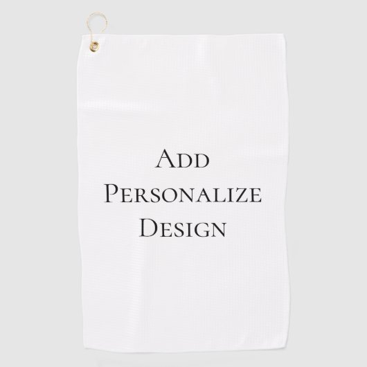 Serviette De Golf Create Your Own Personalized Custom (Devant)