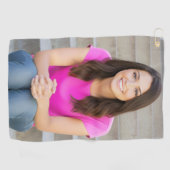 Serviette De Golf Create your Own Photo (Horizontal)