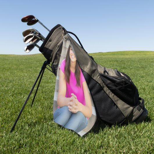 Serviette De Golf Create your Own Photo (Vert)