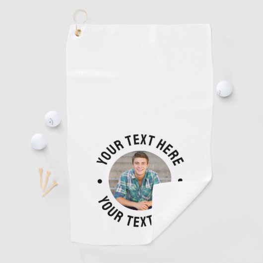 Serviette De Golf Create your Own Photo (En situation)