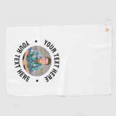 Serviette De Golf Create your Own Photo (Horizontal)