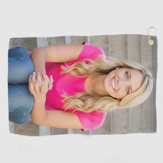 Serviette De Golf Create your Own Photo (Horizontal)