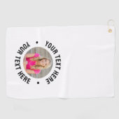 Serviette De Golf Create your Own Photo (Horizontal)