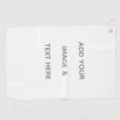 Serviette De Golf Create Your Own white  (Horizontal)