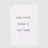 Serviette De Golf Create Your Own white  (Devant)