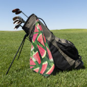 Serviette De Golf Création de motif pastèque (Vert)
