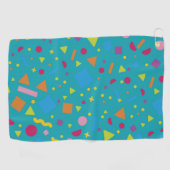 Serviette De Golf Création géométrique de la figure 1 (Horizontal)