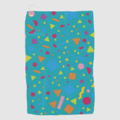 Serviette De Golf Création géométrique de la figure 1 (Devant)
