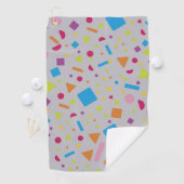 Serviette De Golf Création géométrique de la figure 2 (En situation)