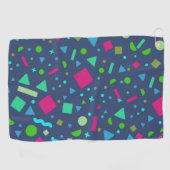 Serviette De Golf Création géométrique de la figure 5 (Horizontal)