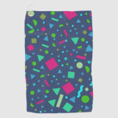 Serviette De Golf Création géométrique de la figure 5 (Devant)
