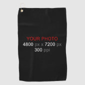 Serviette De Golf Création personnelle (Devant)