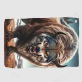 Serviette De Golf Créature du loup (Horizontal)