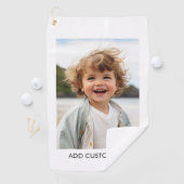 Serviette De Golf Créer votre propre Galerie de photos simple bordur (En situation)