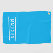 Serviette De Golf Créer votre propre nom Personnalisé (Horizontal)