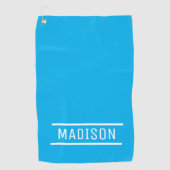 Serviette De Golf Créer votre propre nom Personnalisé (Devant)