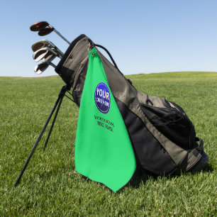 Serviette De Golf Créez le logo personnalisé de votre propriétaire/m