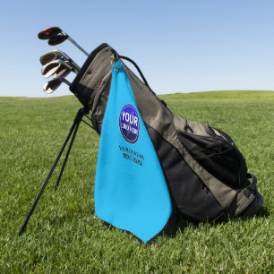 Serviette De Golf Créez le logo personnalisé de votre propriétaire/m