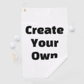 Serviette De Golf Créez votre propre (En situation)