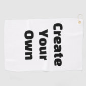 Serviette De Golf Créez votre propre (Horizontal)