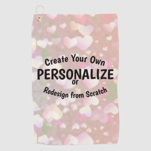 Serviette De Golf Créez votre propre (Devant)