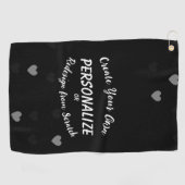 Serviette De Golf Créez votre propre (Horizontal)