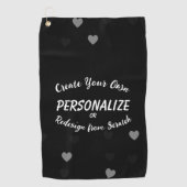 Serviette De Golf Créez votre propre (Devant)