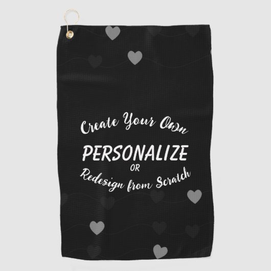 Serviette De Golf Créez votre propre (Devant)