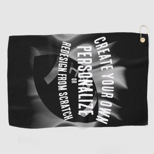 Serviette De Golf Créez votre propre (Horizontal)