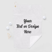 Serviette De Golf Créez votre propre (En situation)