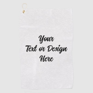 Serviette De Golf Créez votre propre