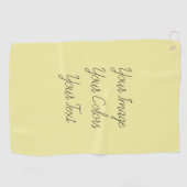 Serviette De Golf Créez votre propre (Horizontal)