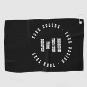 Serviette De Golf Créez votre propre (Horizontal)