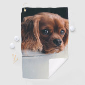 Serviette De Golf Créez votre propre animal de compagnie personnalis (En situation)