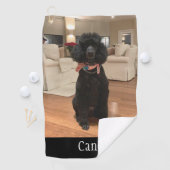 Serviette De Golf Créez votre propre chien Photo Personnalisée Pet G (En situation)