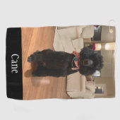 Serviette De Golf Créez votre propre chien Photo Personnalisée Pet G (Horizontal)
