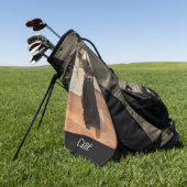 Serviette De Golf Créez votre propre chien Photo Personnalisée Pet G (Vert)