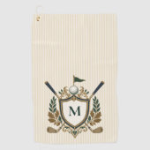 Serviette De Golf Créez Votre Propre Monogramme (Devant)