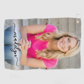 Serviette De Golf Créez votre propre photo (Horizontal)