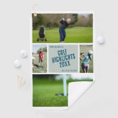 Serviette De Golf Créez votre propre photo de golf Golf Towel (En situation)